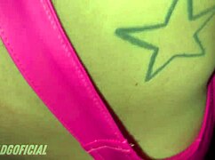 Swing house party with friends chatting