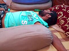 Indian milf bhabhi enjoys amateur activities with her young dewar