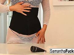 Samantha's wild anal fun!