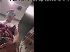 asian solo in public toilet