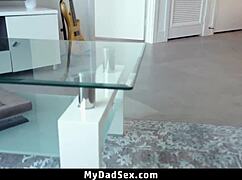 Young stepdaughter feels grateful and shows appreciation by fucking her stepdad.