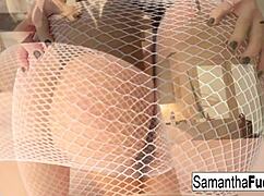 Samantha's wild anal fun!