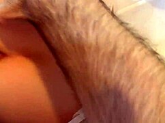 Cum on stepsister's face when she came over for the night