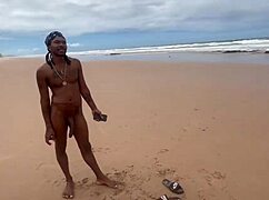 Friends intensely fuck on the beach while admiring nature's beauty.