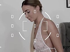 Rim4K Chick Poses Then Licks Ass Boldly.