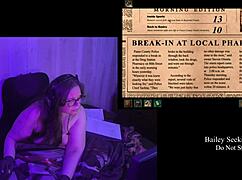 bbw brunette strips naked in secrets can end remaster part 4