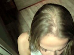 I was spying on stepsister she saw and sucked my dick part 1 😈