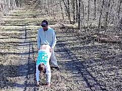 Camp road head outdoor sex almost caught showering