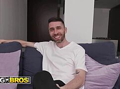 horny babe mia trejsi arrives half naked seeking bangbros but gets holes stuffed.