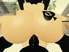 Slut Rides Monster Cock in Doggystyle Anal Fuck with Deepthroat and Cumshot