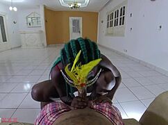 Busty Ebony Beauty Got Her Big Tits Bouncing While Riding My Cock!