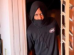 i-i just wanted to study but this bandit made me learn with his big cock