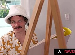 Can you believe Chloe Surreal is giving such a hot titty fuck?