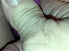 59yo Tennessee Slutwife Bent Over Sawhorse, Pussy Closeup And Dildo Fuck