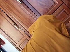 Bend over wife, take it doggy style while moaning loudly.