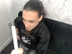 stepsister argues with stepbrother for smoking, punishes stroking cock so he can't resist fucking