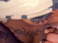 MILF Fills Her Mouth With Big Black Cock