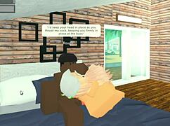Roblox whore gets throat fucked by bbc