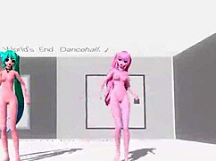Passionate Nude Dance By Hatsune Miku