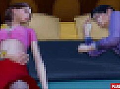 japanese step sister and step brother get horny