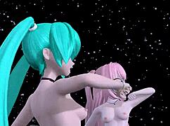 Passionate Nude Dance By Hatsune Miku