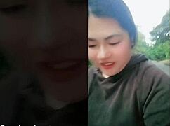 Andrea and migz outdoor adventure with chubby belly