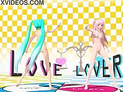 Passionate Nude Dance By Hatsune Miku