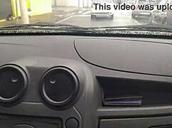 My neighbor's wife paid for a delicious blowjob in the Uber car