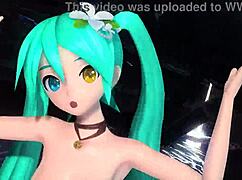 Passionate Nude Dance By Hatsune Miku