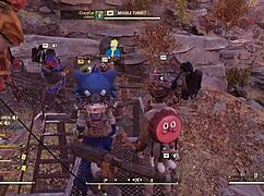 Watch Crazycat fuck 8 virgins in Fallout 76!