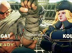 Can You Handle This Cosplay Street Fighter Blondie Fesser As Kolin Fucking Hard?