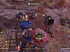 Watch Crazycat fuck 8 virgins in Fallout 76!
