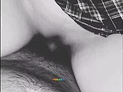 'Amor, you make me so happy,' Cristiana says as boyfriend fucks her in uniform