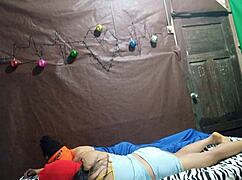 Ghost fucks couple in stigmatized bed