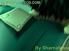 Toga face with deku sucks big cock and gets creampie 😈