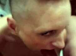 German milf sandra delivers an intense blowjob session