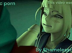 Toga face with deku sucks big cock and gets creampie 😈