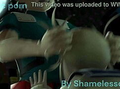 Toga robi facefuck z Deku ssie wielkiego kutasa i dostaje creampie 😈