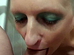German milf sandra delivers an intense blowjob session