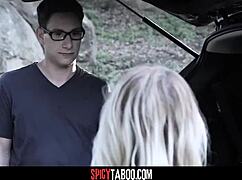 Driving Instructor Fucks Blonde Teen Outdoors