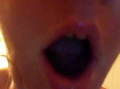 I explore my mouth with soap in a private room fetish