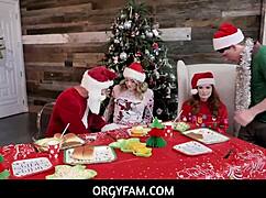 orgyfam - this pervy family doing orgy in christmas - charlotte sins - summer hart