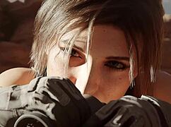 lara croft from tomb raider gets captured by the enemy