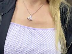 asian girl masturbates in elevator and someone came in