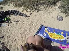 sizzle on the shoreline sexydeas spicy pov doggystyle adventure at the beach