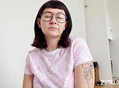 Pretty Young Meraki Rides Torbe's Cock and Swallows Cum
