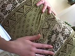 Lisa Marie's Pussy Lips Hang Down on the Black Dick Fucking Her