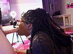 Black 28 ~ 20 Year Old Ebony Whore Inhales White Daddy