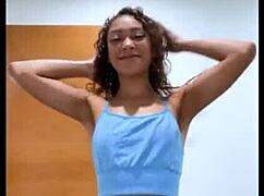 Stepsister Sarah's intense facial