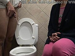 Taboo horny stepmother enjoys watching 18 year old stepson piss
